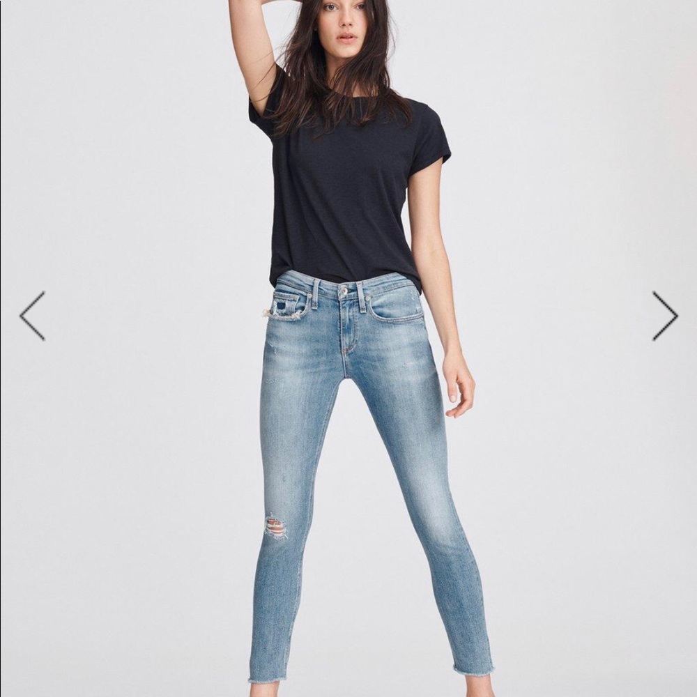 Rag & bone cate mid rise skinny jeans size 26